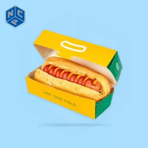 Custom hot dog boxes