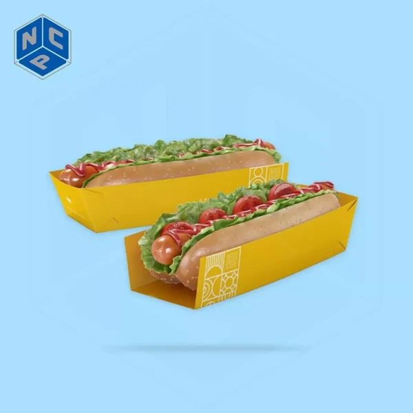 Custom hot dog boxes