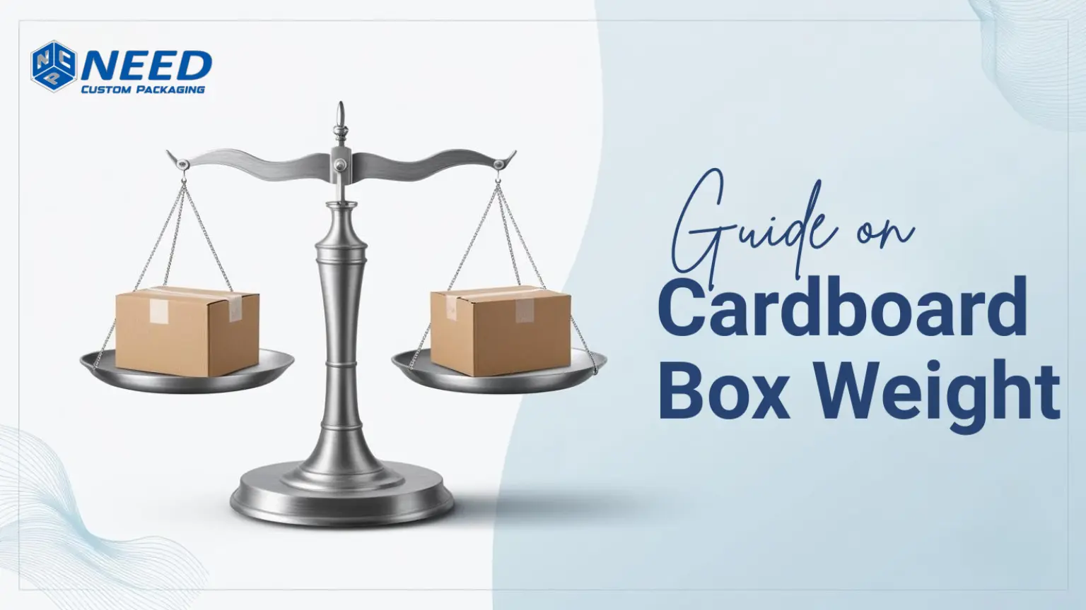 Guide on Cardboard box weight